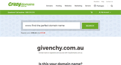 Desktop Screenshot of givenchy.com.au
